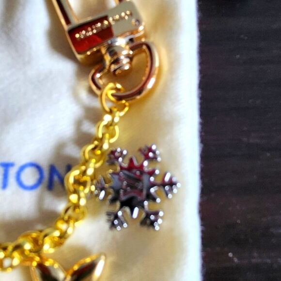 Louis Vuitton Gold and Silver Charm Keychain - Picture 3 of 8